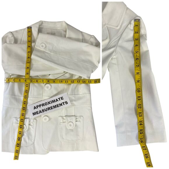 Halogen Blazer Womens PS White Jacket Officecore Corpcore Career Boardroom Work - Picture 3 of 16